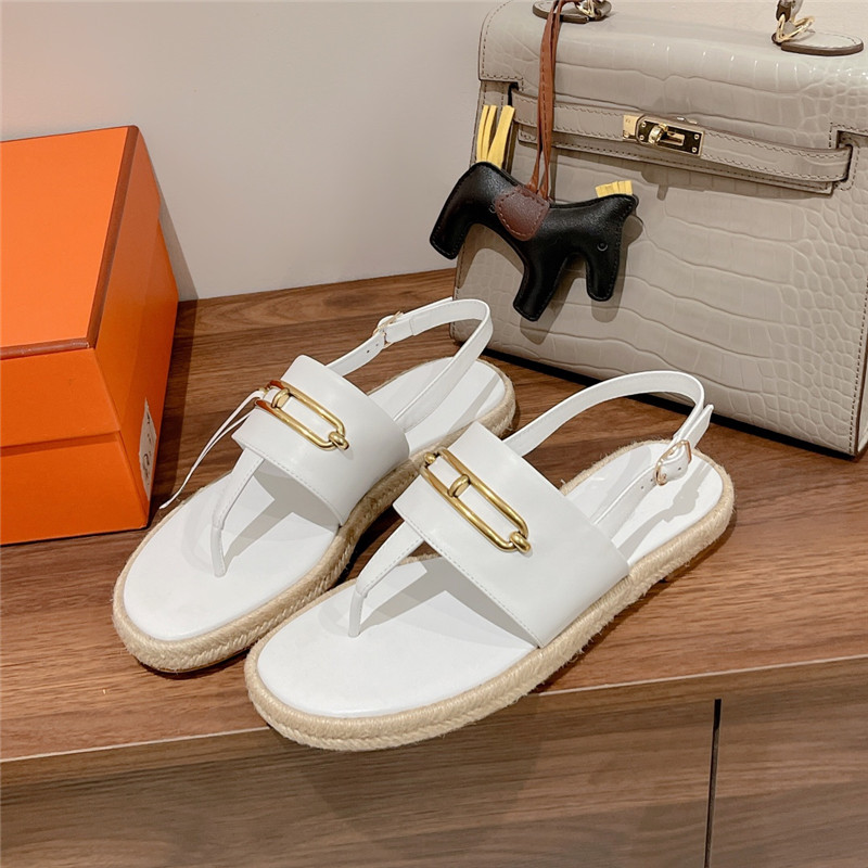 H**me5 knitted flat sandals