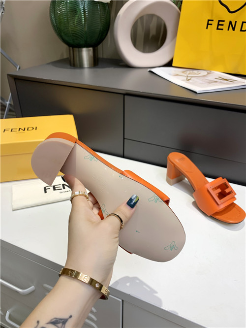 F**di thick heel sandals
