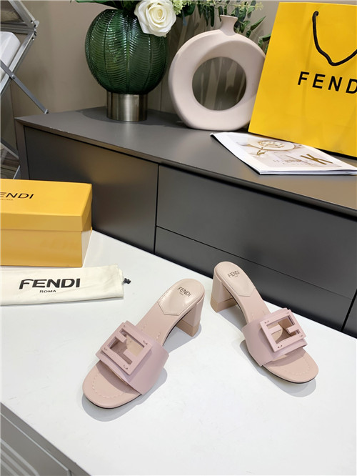 F**di thick heel sandals