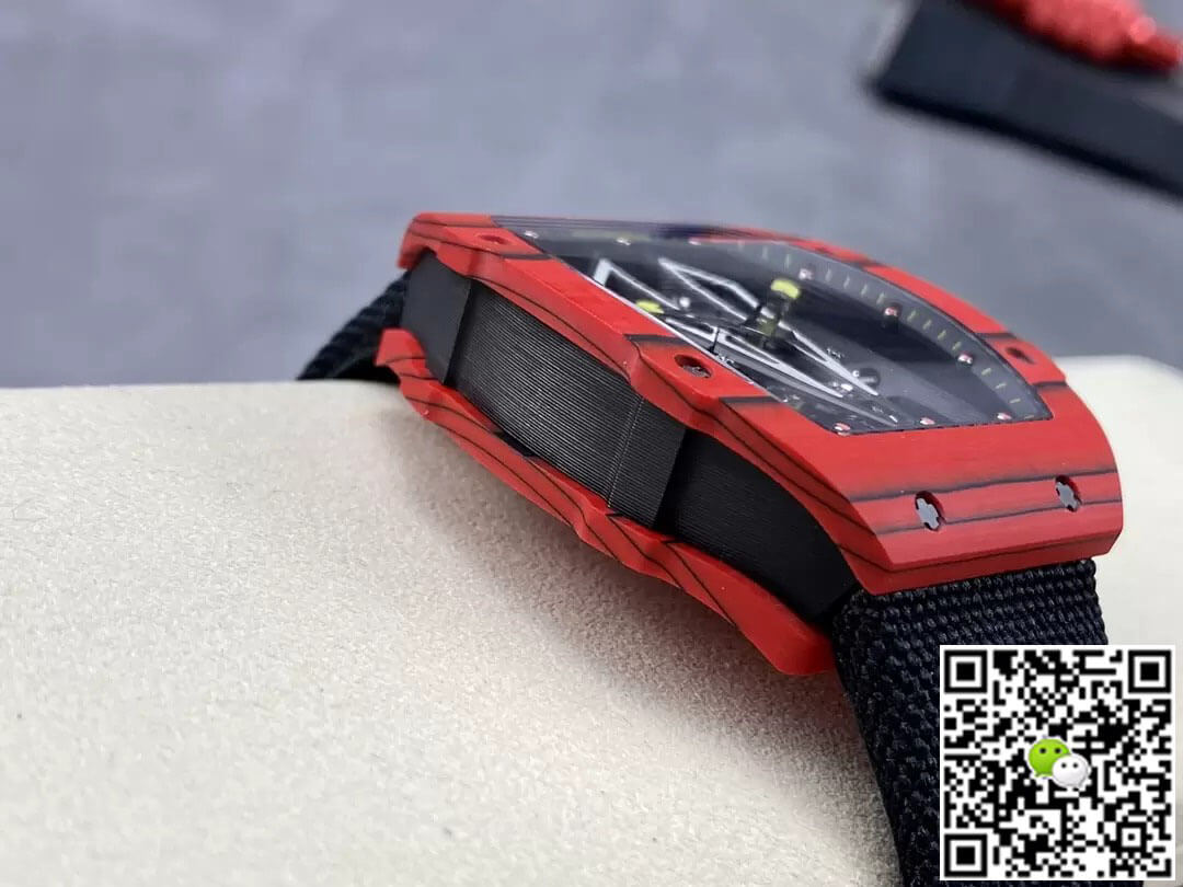 Richard Mille Replica RM27-03 Tourbillon 1:1 Best Edition BBR Factory Red Carbon Fiber Case