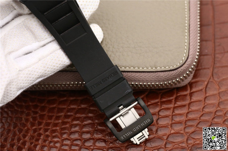 Replica Richard Mille RM055 1:1 Best Edition KV Factory Black Strap