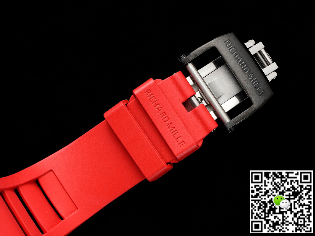 Replica Richard Mille RM27-02 Rafael Nadal Tourbillon 1:1 Best Edition RM Factory Red Rubber Strap