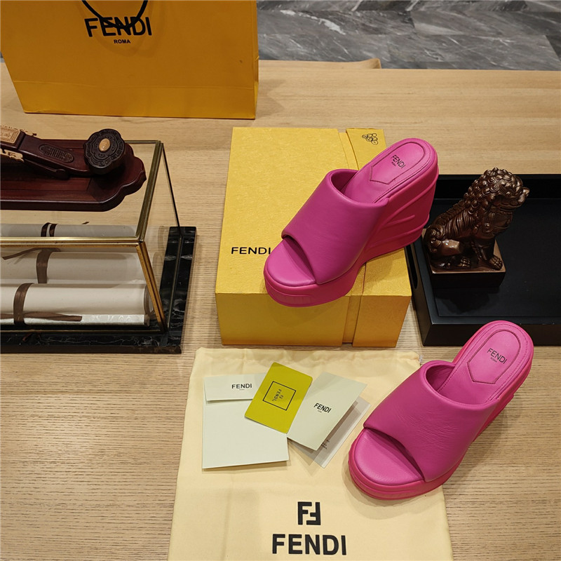 F**di wedge platform sandals