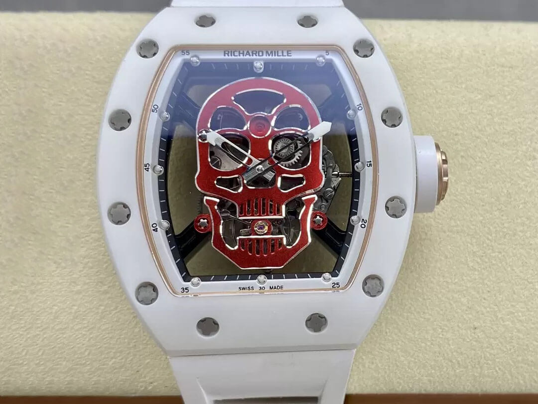 Richard Mille Replica RM52-01 1:1 Best Edition YS Factory Tourbillon Ceramic Case Rubber Strap