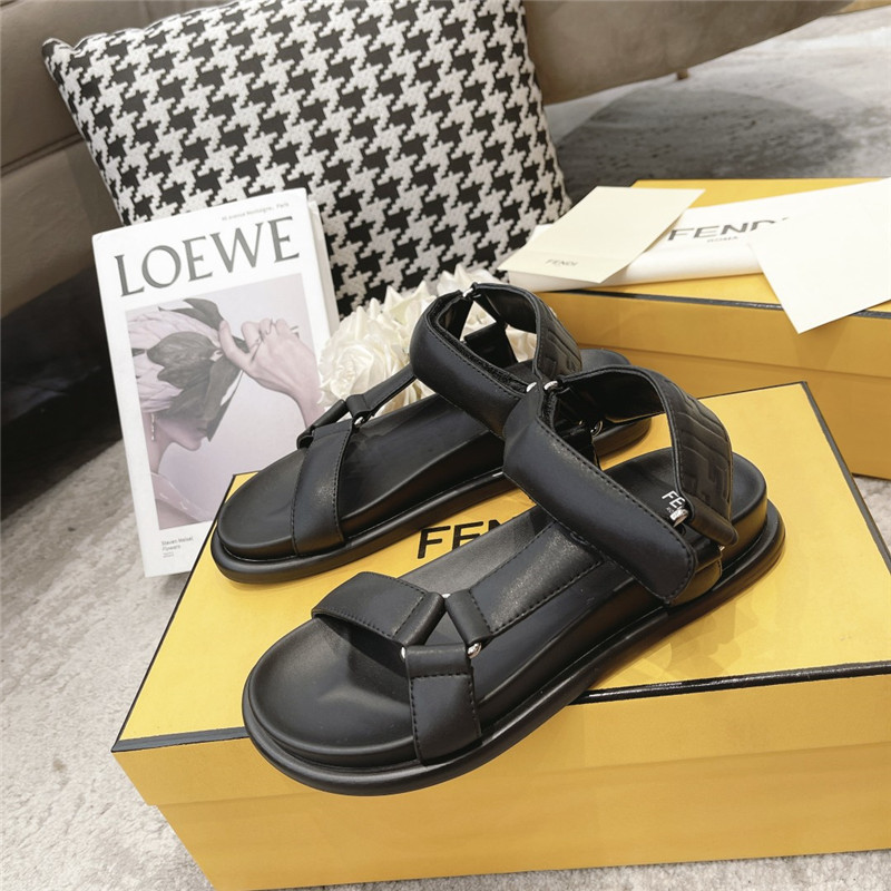 F**di letters webbing sandals