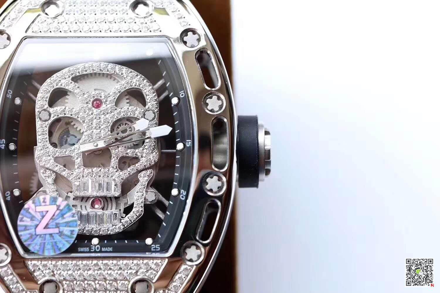 Replica Richard Mille RM052 Z Factory 1:1 Best Edition Swiss ETA6T51 black strap