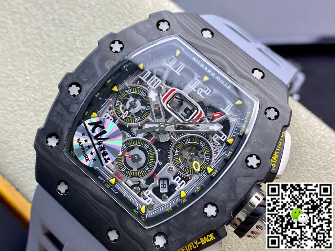 Richard Mille Replica RM-011 1:1 Best Edition KV Factory Forged Carbon Case