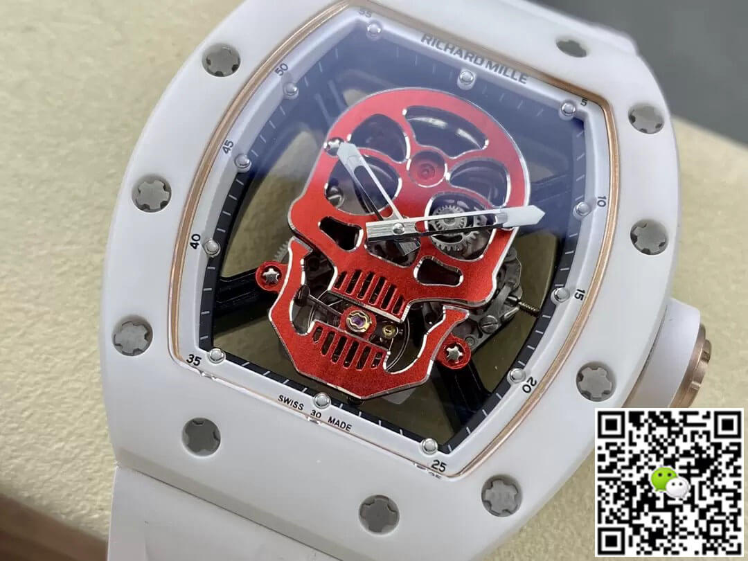 Richard Mille Replica RM52-01 1:1 Best Edition YS Factory Tourbillon Ceramic Case Rubber Strap