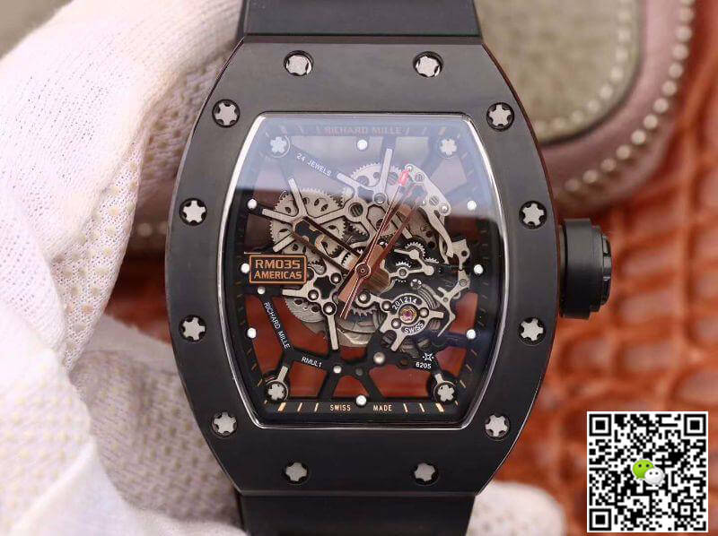 Replica Richard Mille RM035 KV Factory 1:1 Best Edition Swiss ETA8215
