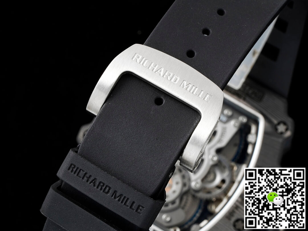 Replica Richard Mille RM21-01 1:1 Best Edition RM Factory Tourbillon Skeleton Dial Black Strap