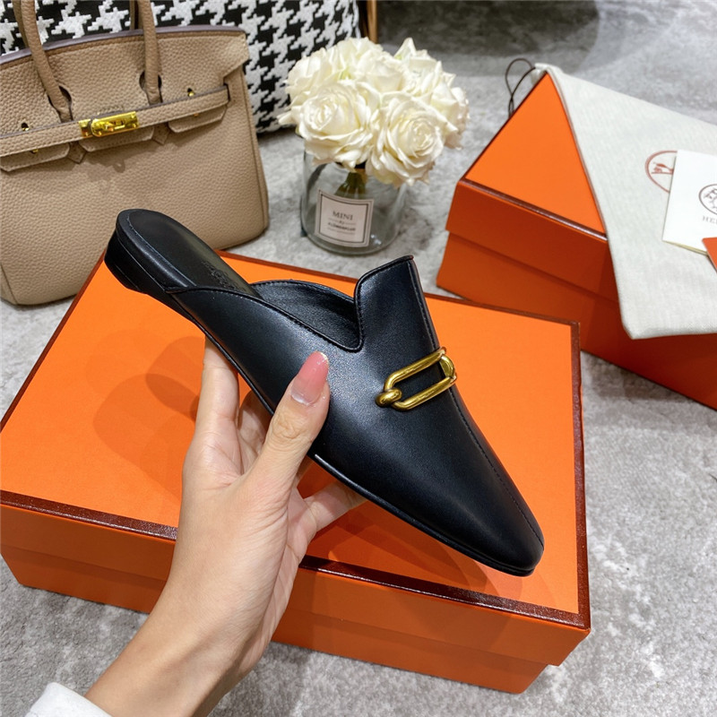 H**me5 muller flat slippers