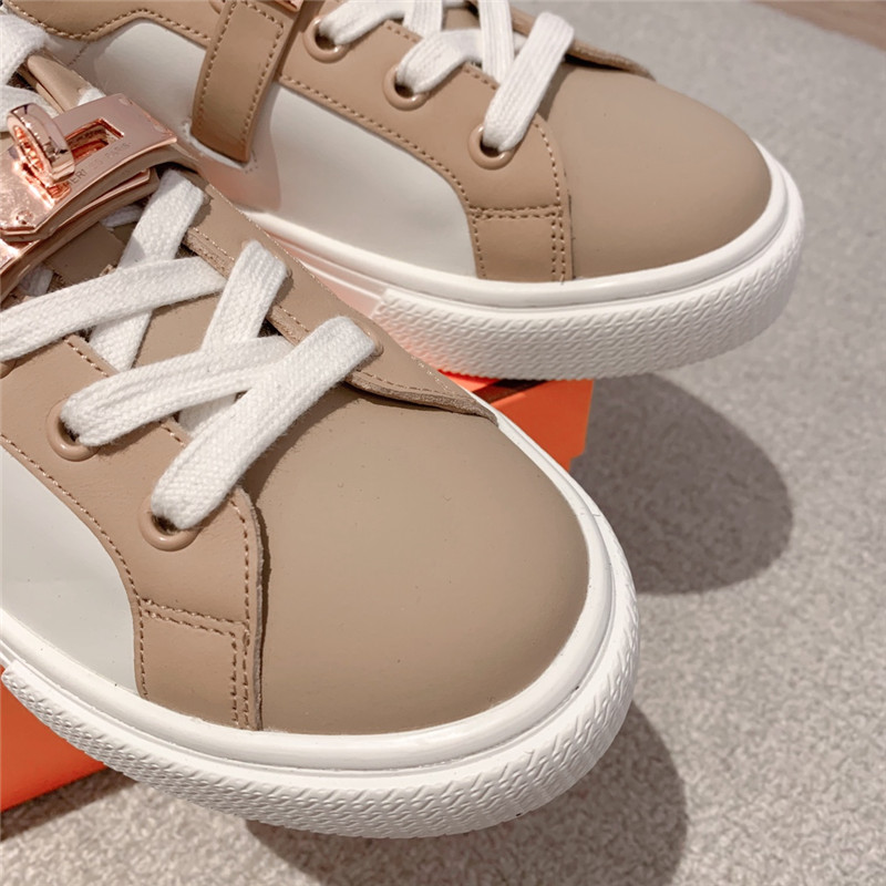 H**me5 British retro design white shoes