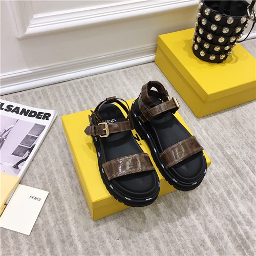 F**di platform sandals womens