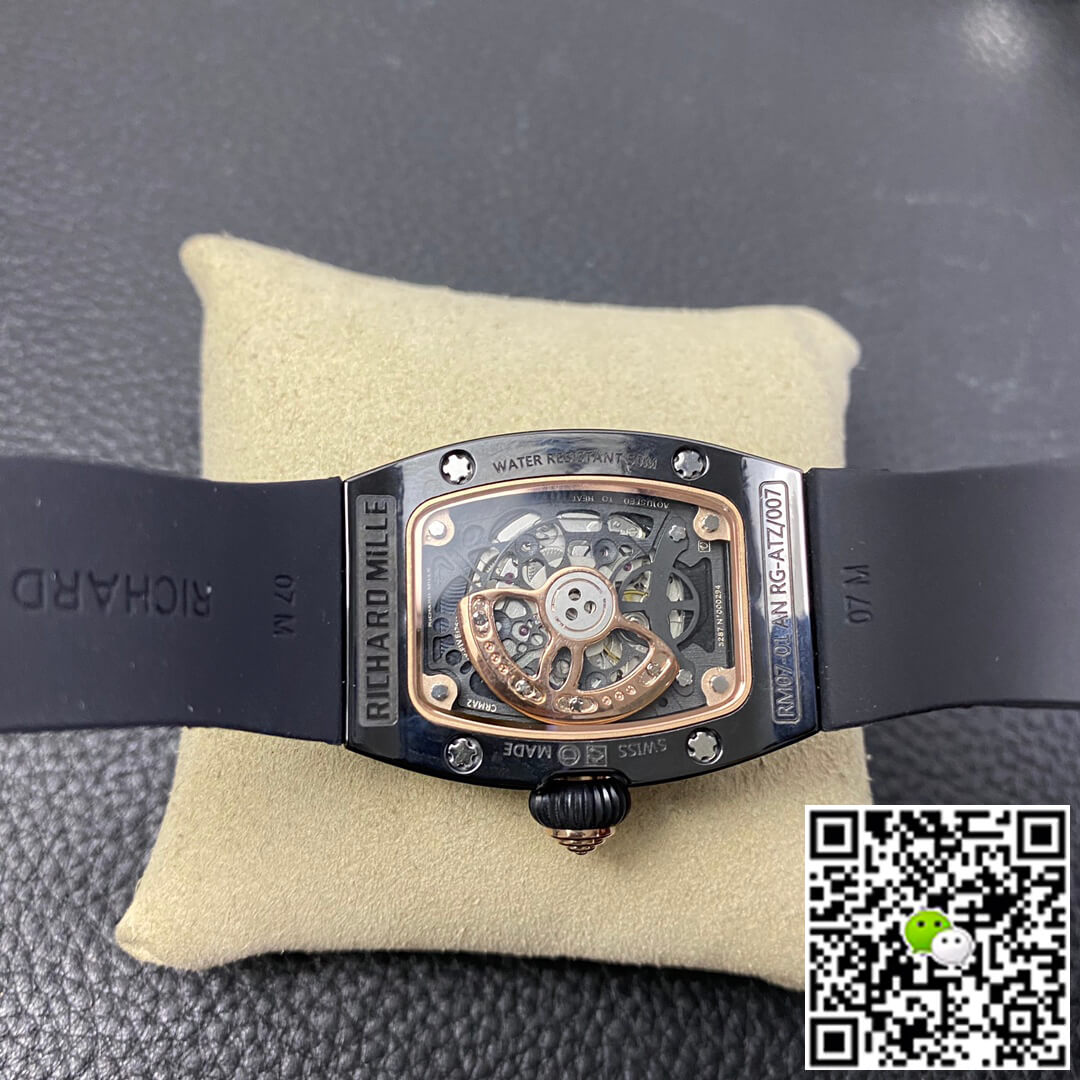 Richard Mille Replica RM 07-01 1:1 Best Edition RM Factory Blue Ceramic