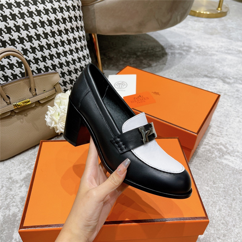 H**me5 dauphine mid heel mules