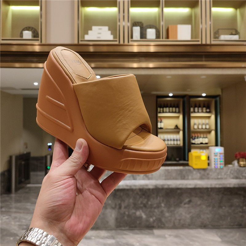 F**di wedge platform sandals