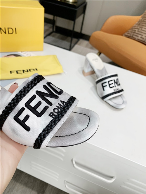 F**di logo sandals