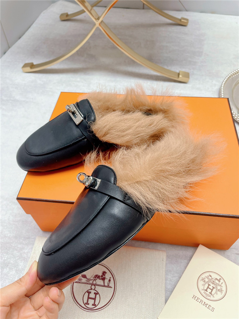 H**me5 classic wool slippers