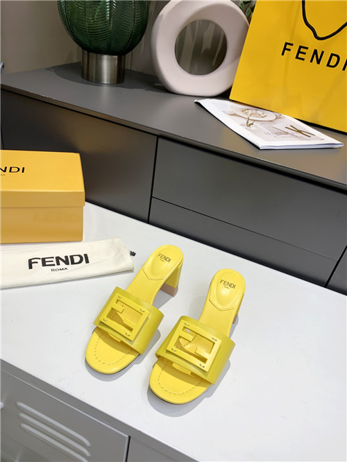 F**di thick heel sandals