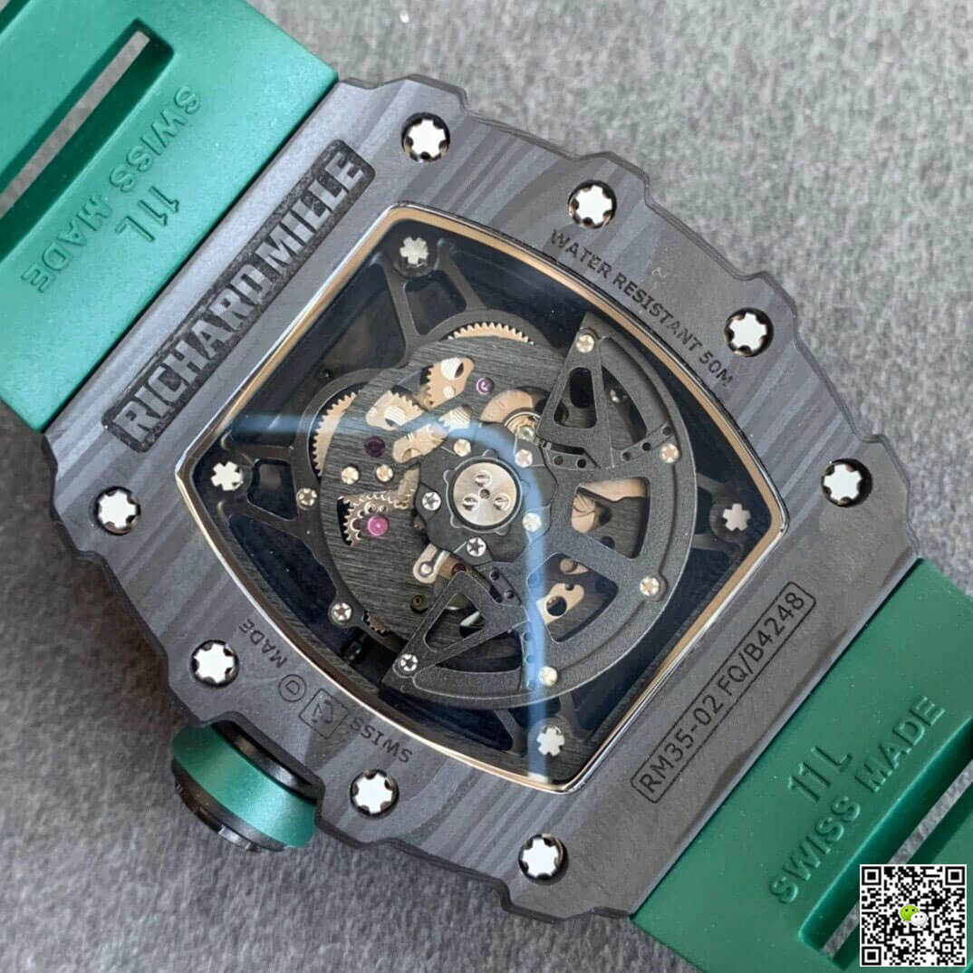 Replica Richard Mille RM035-02 1:1 Best Edition KV Factory V3 Green Strap