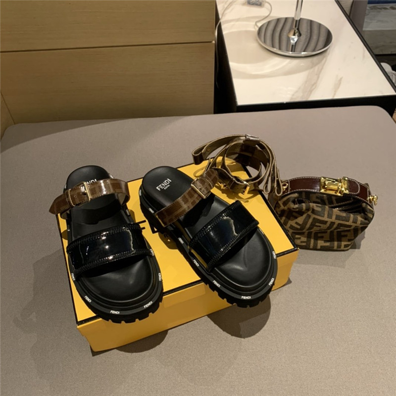 F**di Platform Sandals
