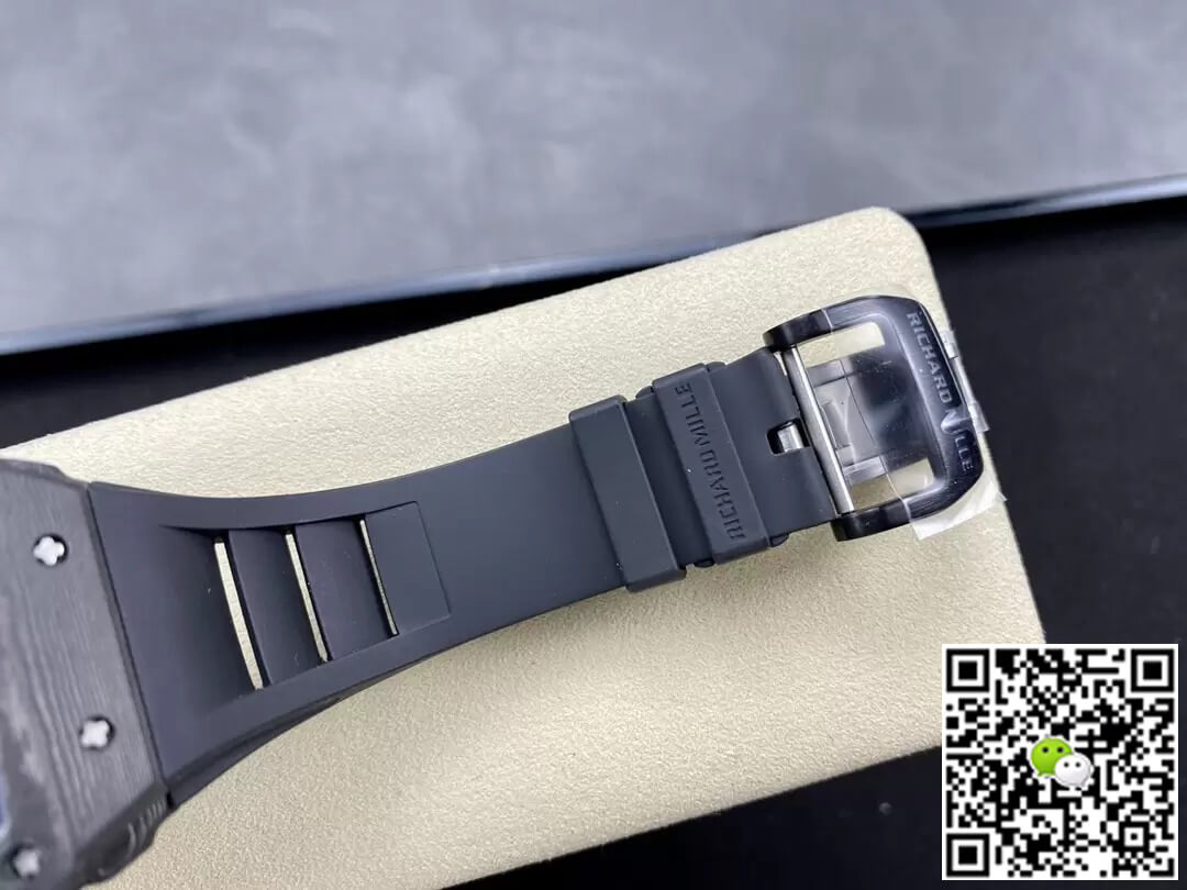 Richard Mille Replica RM35-02 1:1 Best Edition T+ Factory NTPT Carbon Fiber Black Strap
