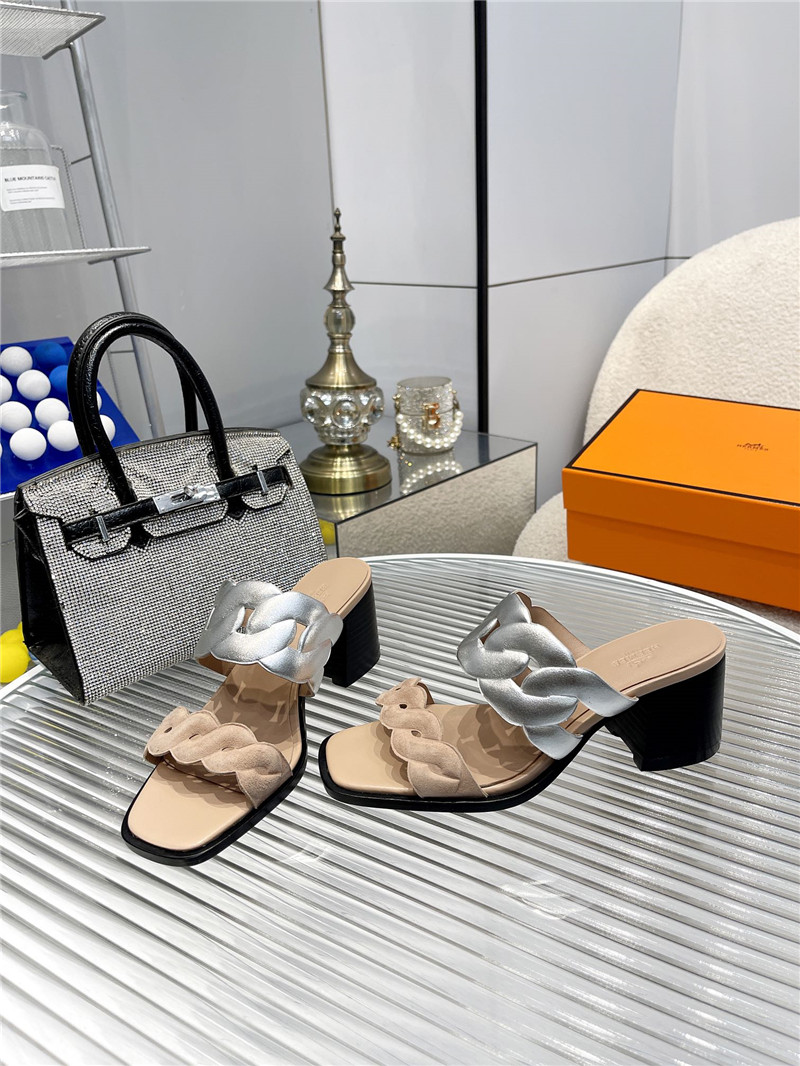 H**me5 pig nose high heel sandals