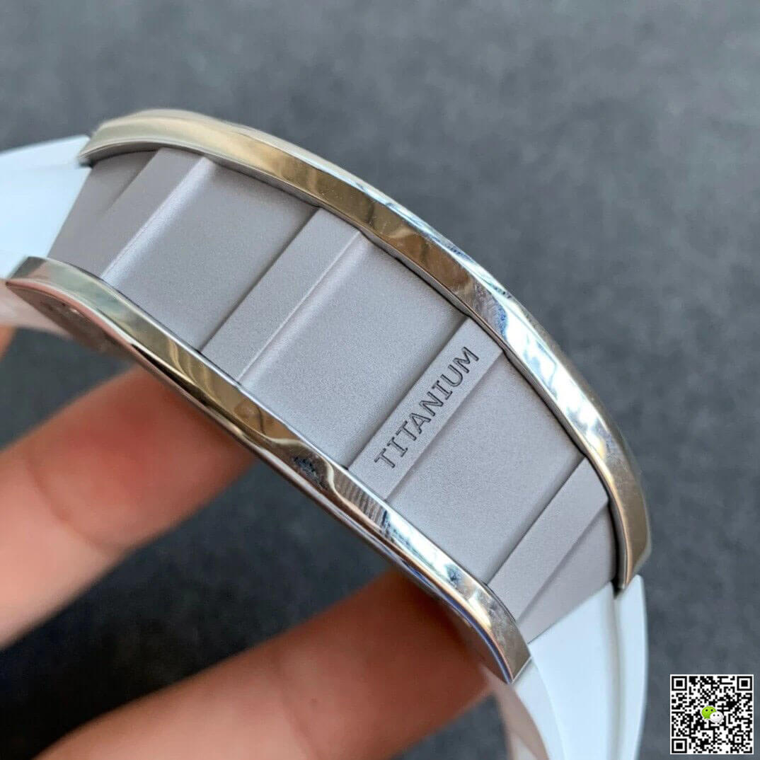 Replica Richard Mille RM11 1:1 Best Edition KV Factory Titanium White Strap