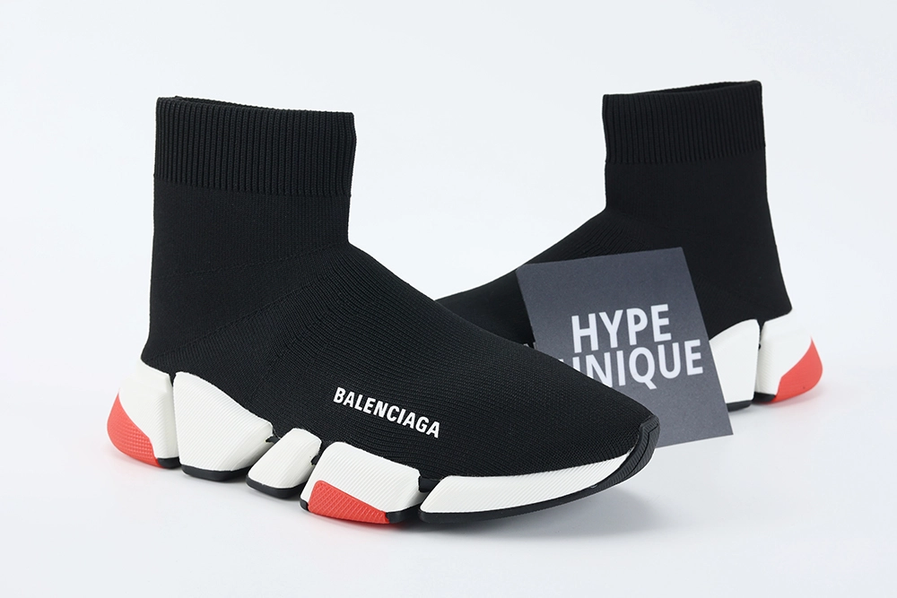 Ba1en*iaga Wmns Speed 2.0 Sneaker  Black Red