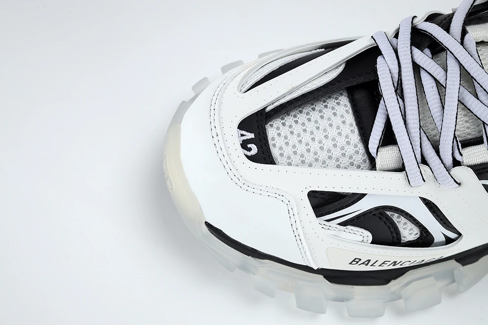 Ba1en*iaga TRACK NON-LED SNEAKER LUMINOUS WHITE BLACK