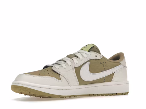 Jordan Reps 1 Retro Low Golf Travis Scott Neutral Olive