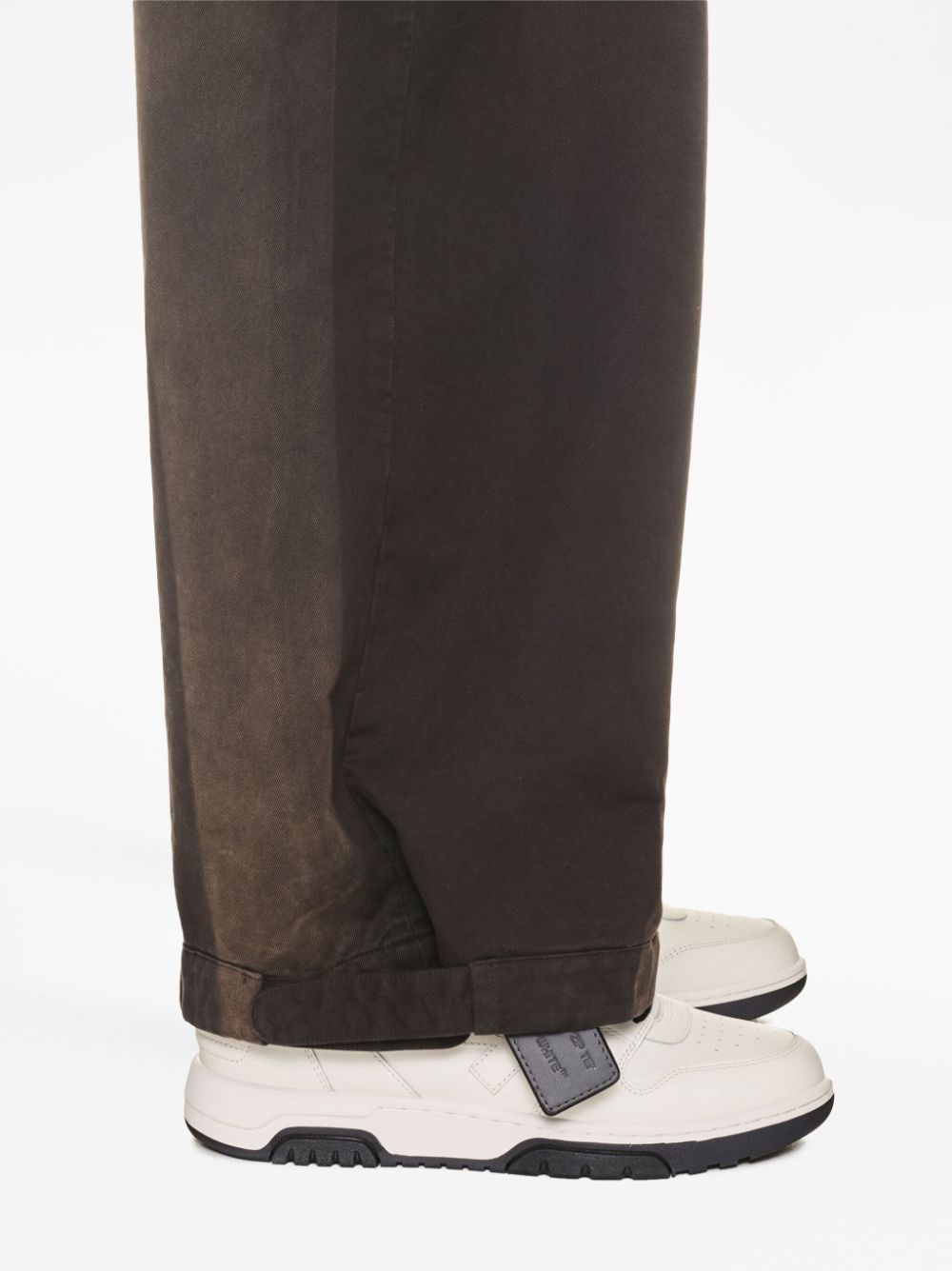 Off White Reps Out Of Office leather sneakers - Cola