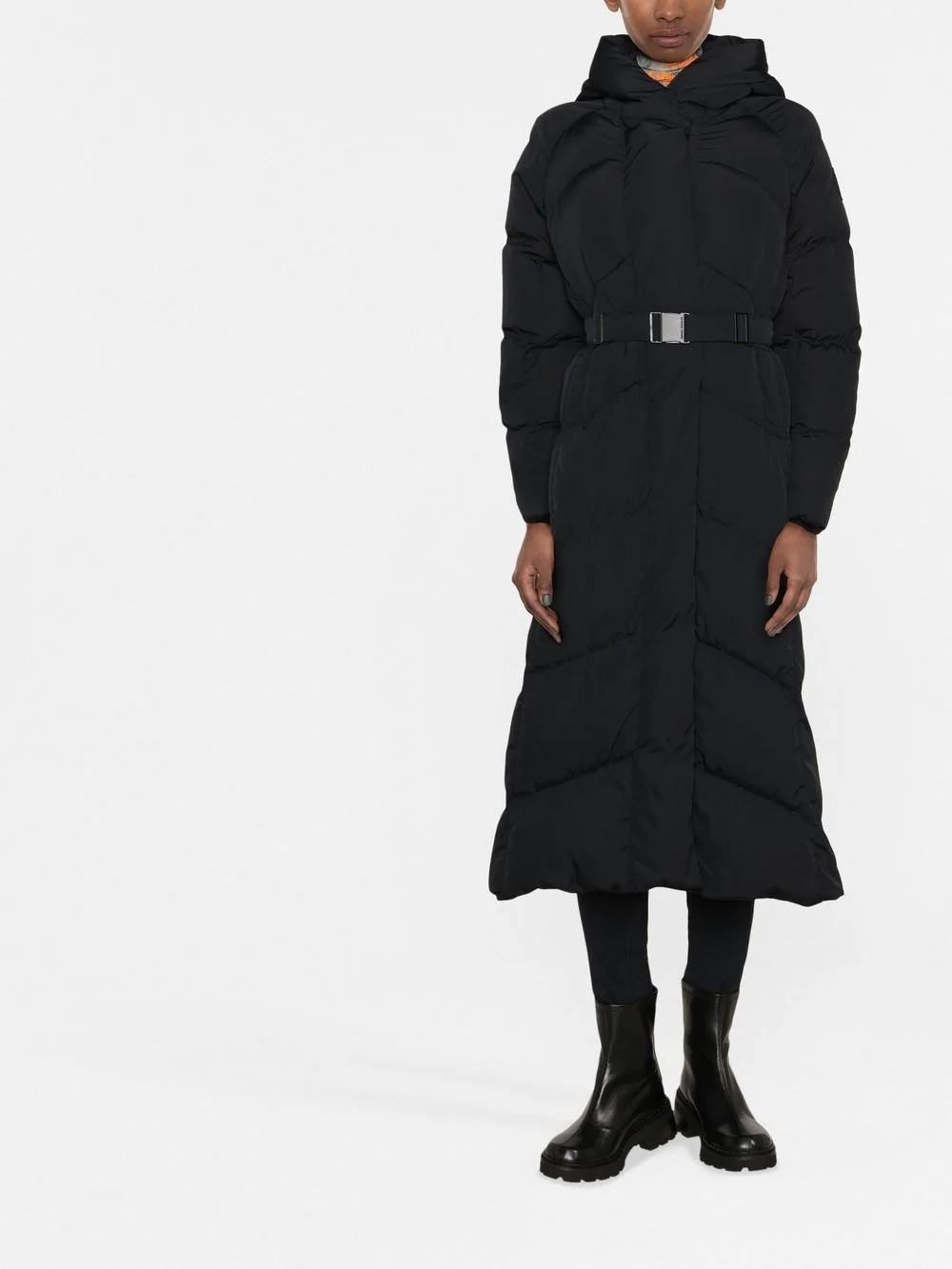 Can*a G00se Replica Marlow belted puffer coat