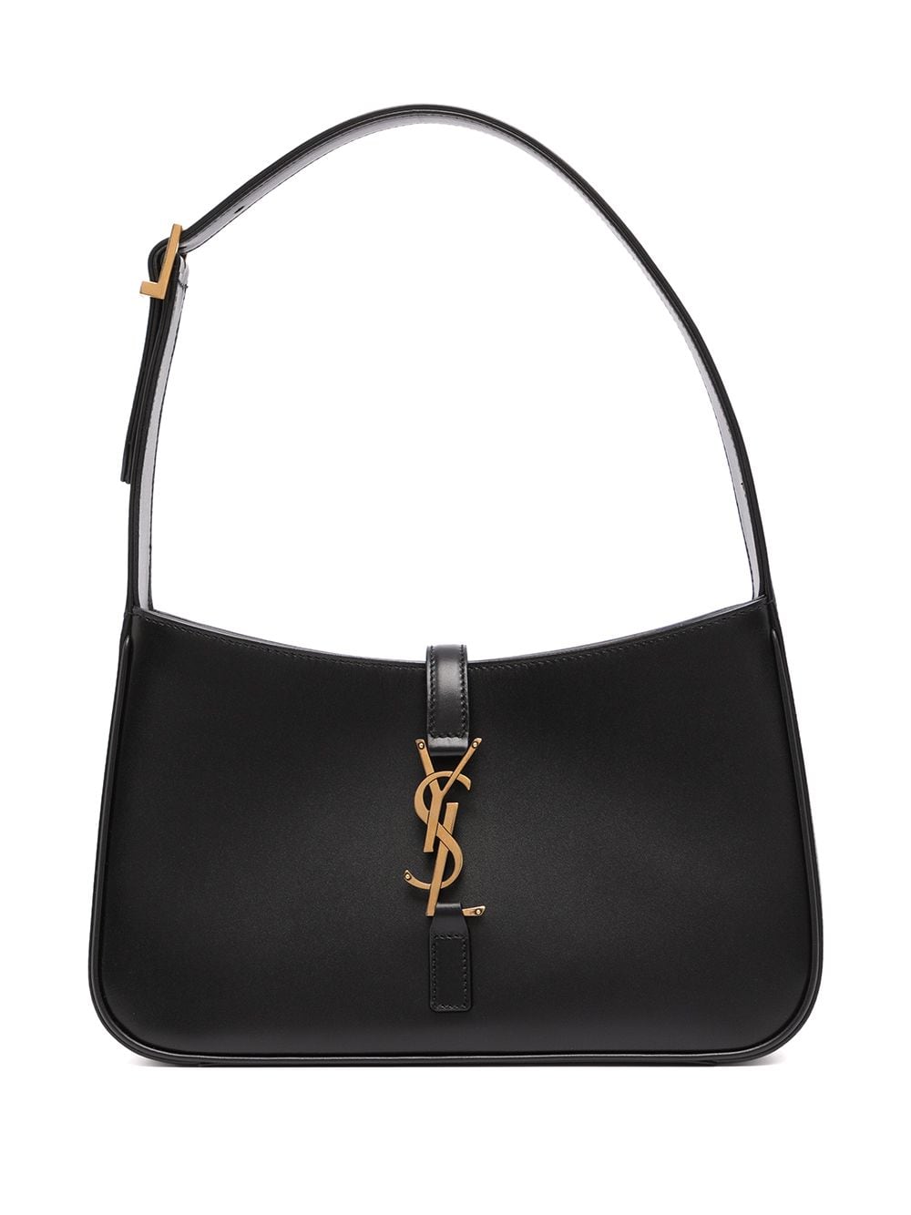 Y51 Replica Sa1nt Lau*nt 5A7 logo-plaque shoulder bag