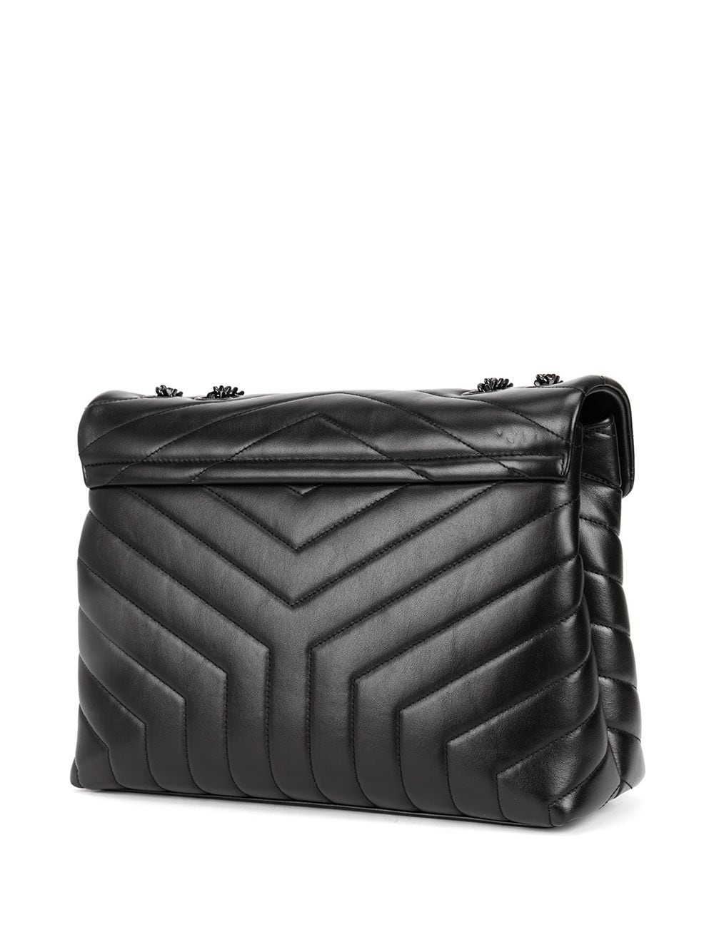 Y51 Replica Sa1nt Lau*nt Loulou quilted logo plaque bag