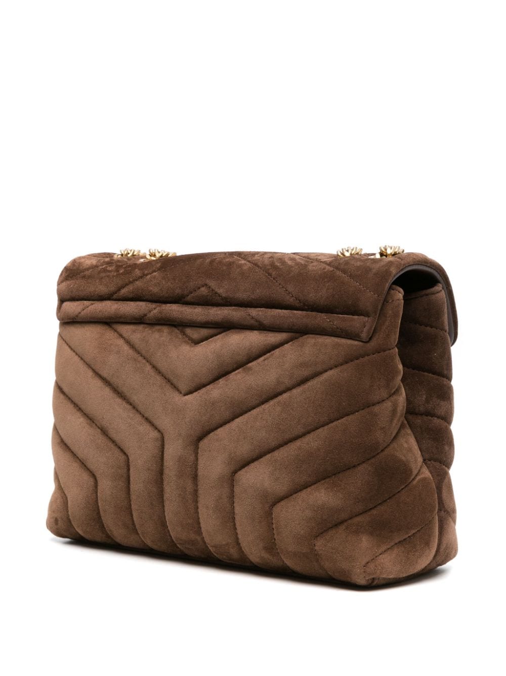 Y51 Replica Sa1nt Lau*nt small Loulou suede shoulder bag