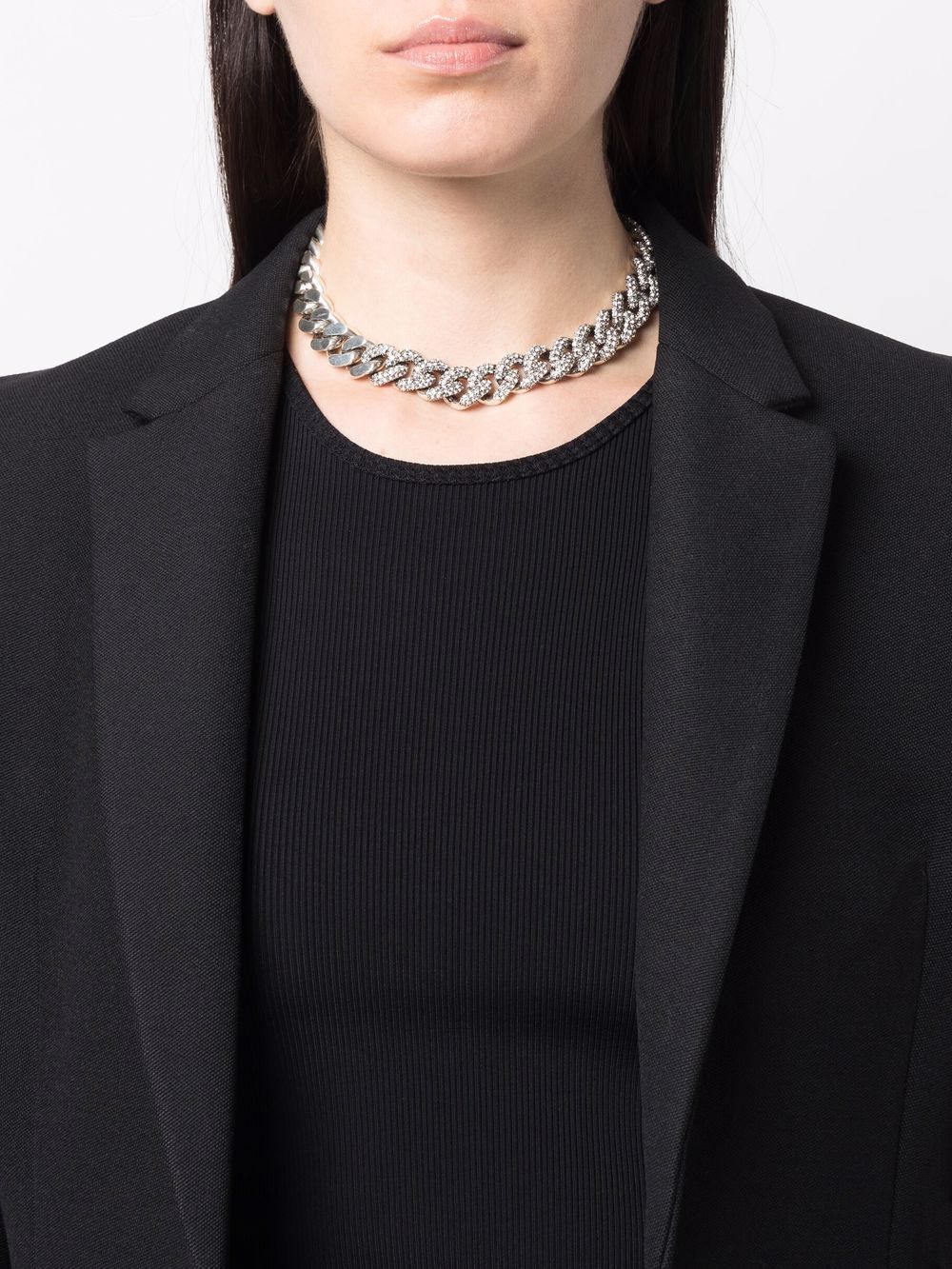 Y51 Replica Sa1nt Lau*nt curb-chain necklace