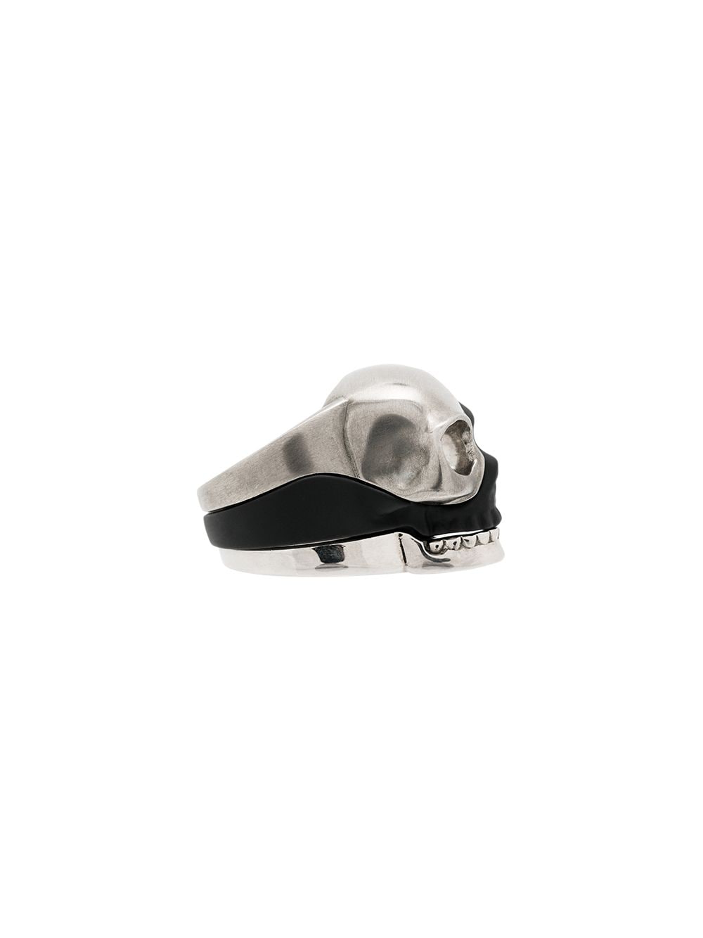 A1exa*der Mcqv*en Dupes three-piece Skull motif ring