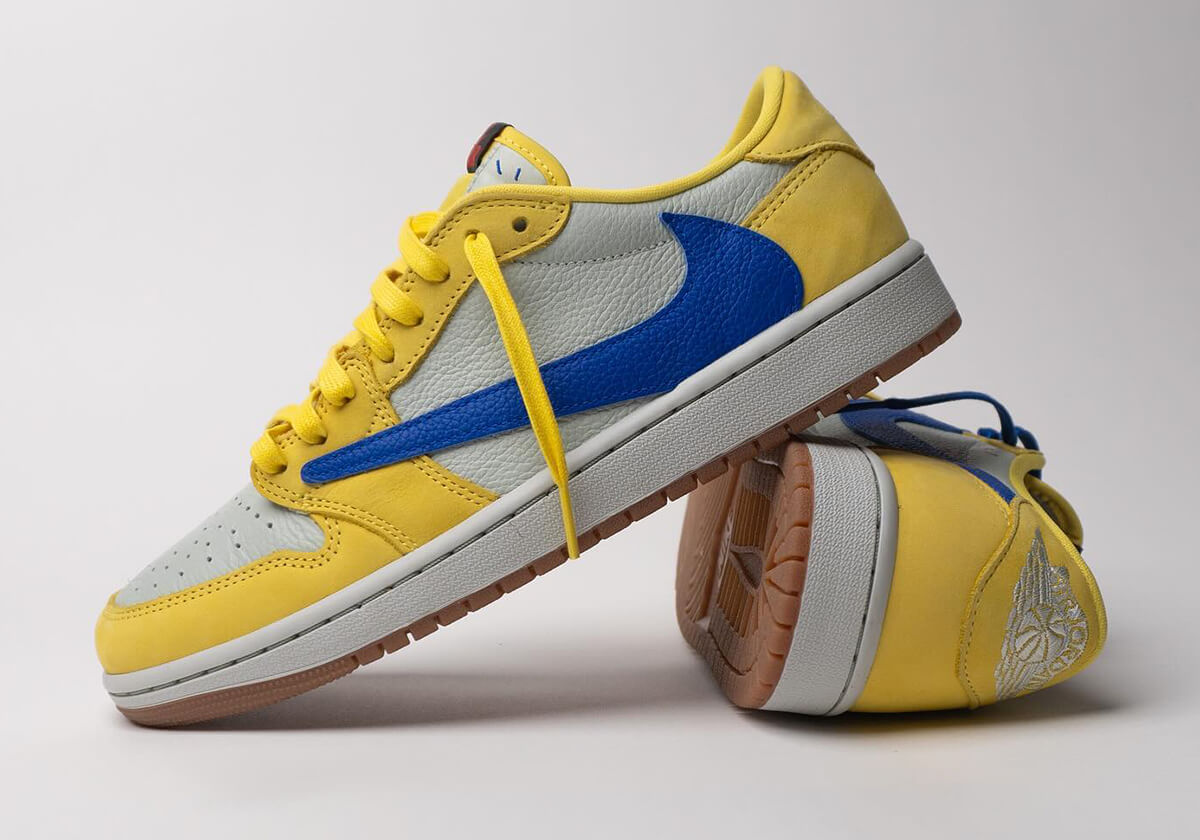 Travis Scott x Jordan Reps 1 Low OG SP "Canary"