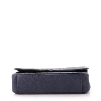 Ch**el Filigree Flap Bag Quilted Caviar Small