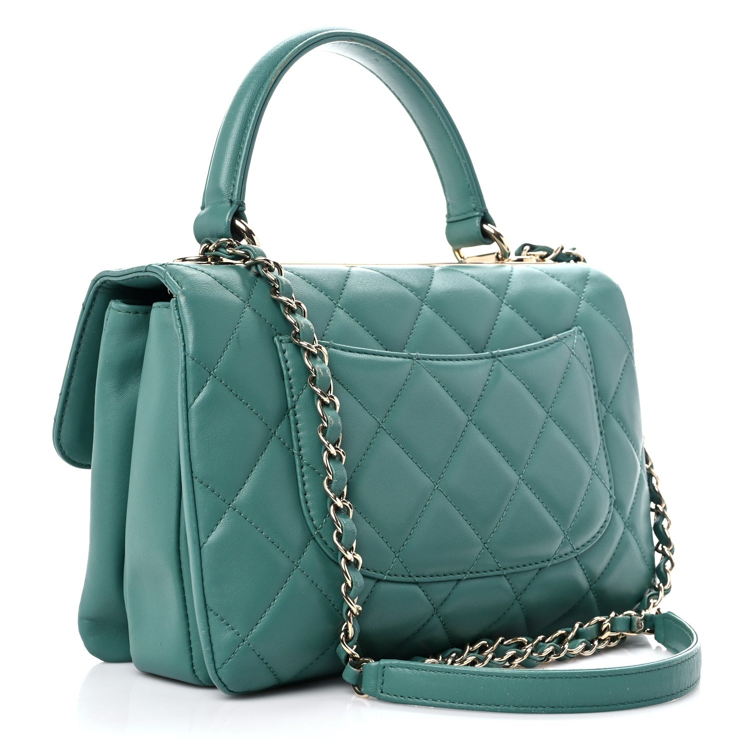|Flap Bag with Top Handle