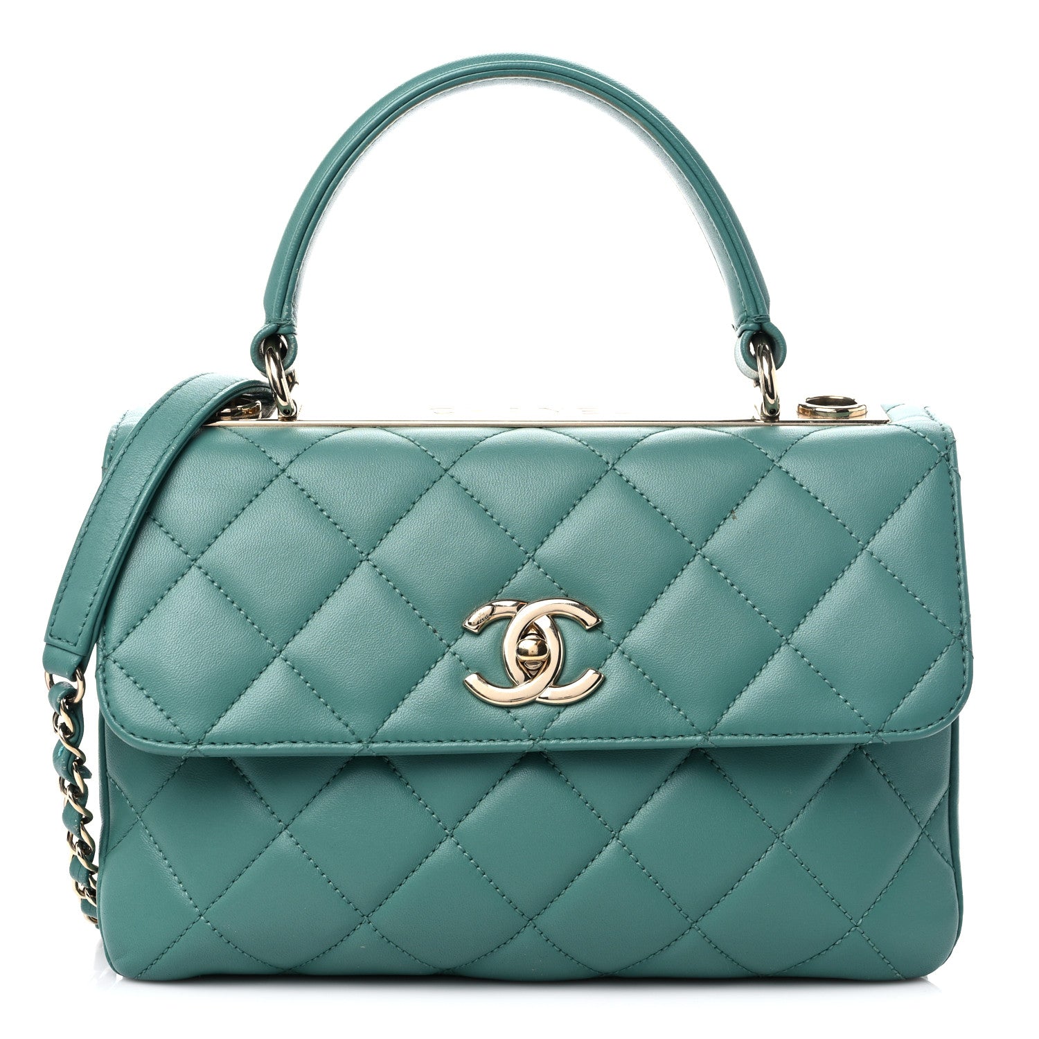 |Flap Bag with Top Handle