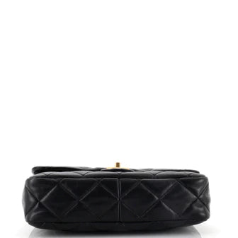 Ch**el Funky Town Flap Bag Quilted Lambskin Large