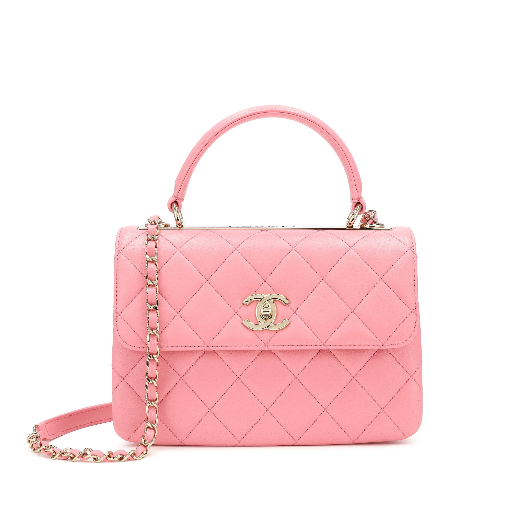 |Flap Bag with Top Handle