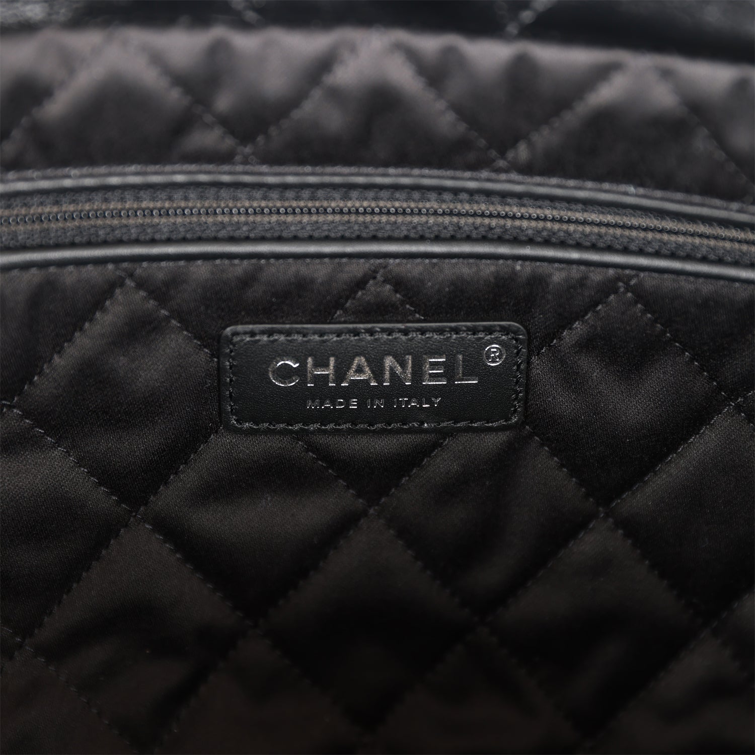 Small 22 Bag SO Black Calfskin Black Hardware