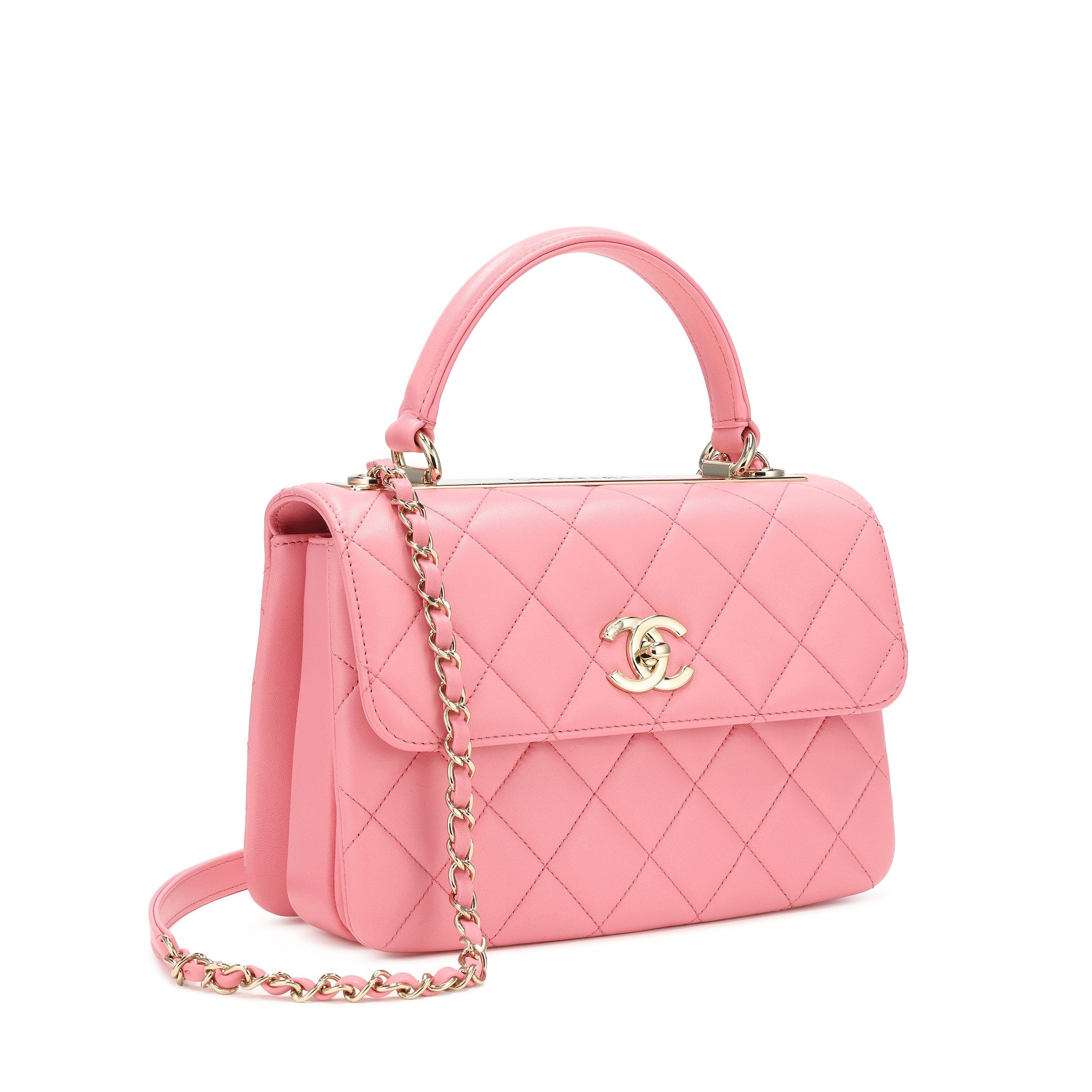 |Flap Bag with Top Handle