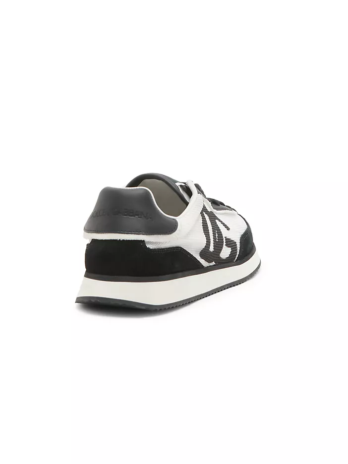 Mixed-material DG CUSHION sneakers
