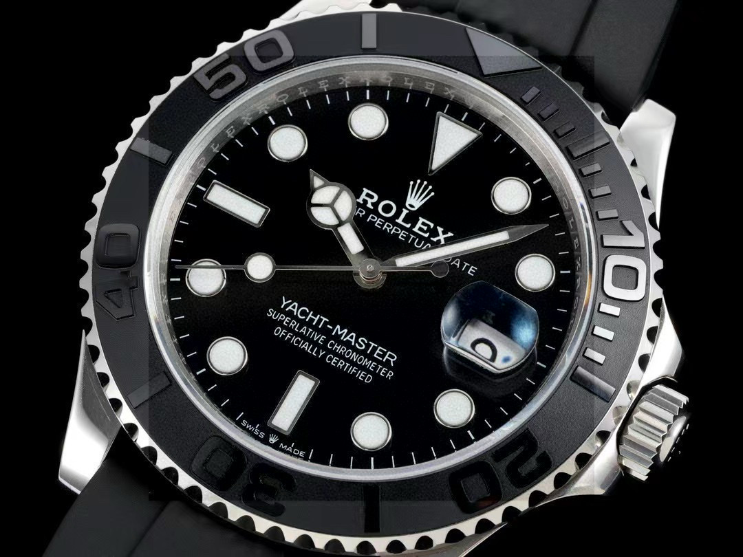 VS factory replica R01ex Yacht-Master M226659-0002 1:1 best replica black dial Swiss ETA3235