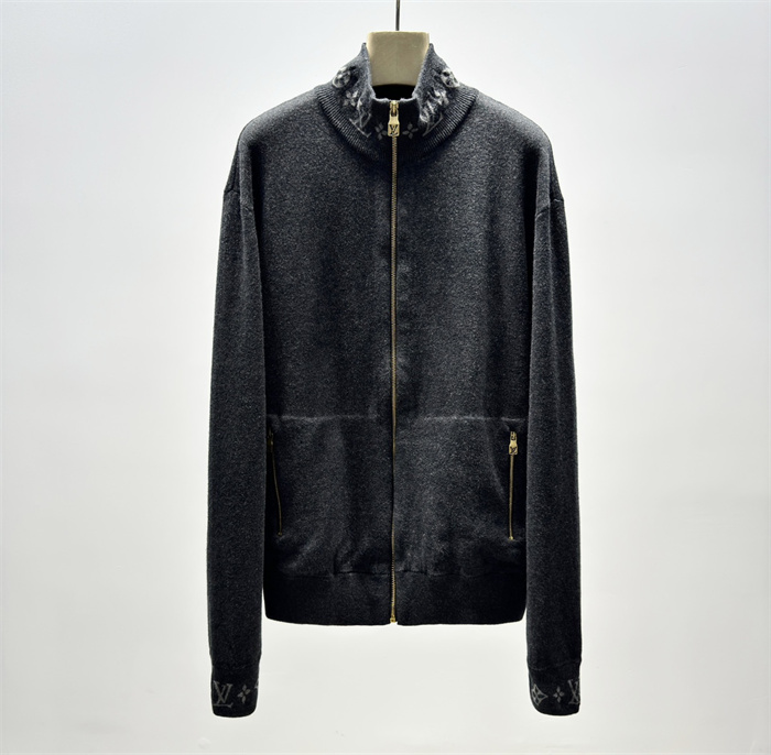 2024fw LV Zipper Sweater Top Version