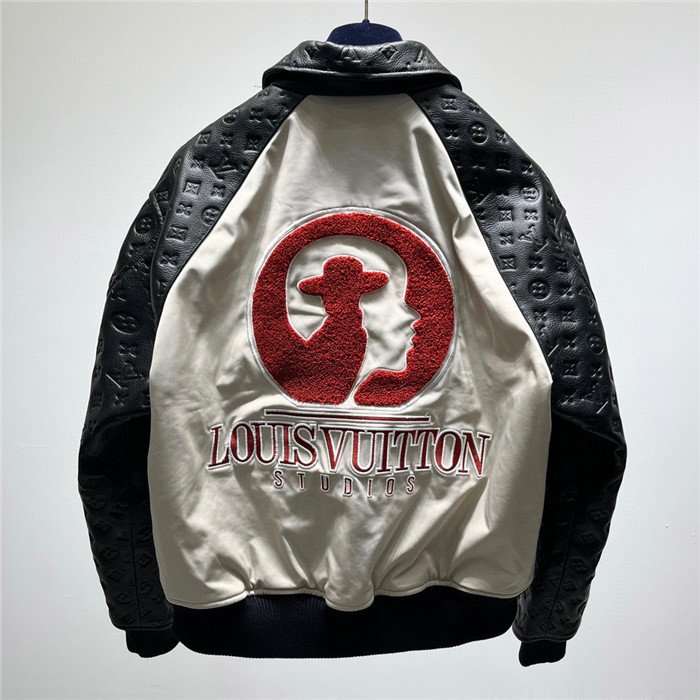 2023fw LV Real Leather Jacket Top Version